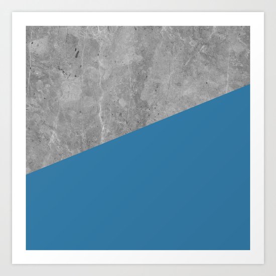 Geometry 101 Saltwater Taffy Teal Art Print