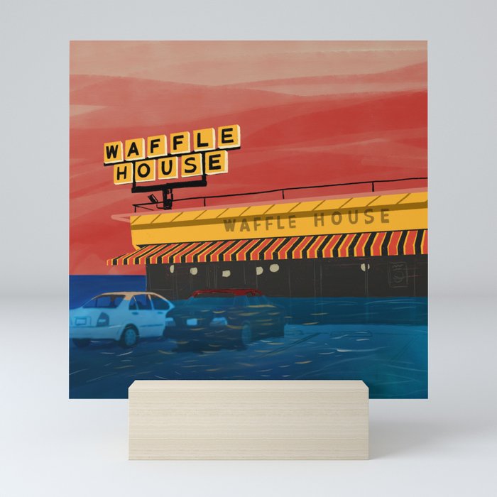 Waffle House, 2060 Mini Art Print