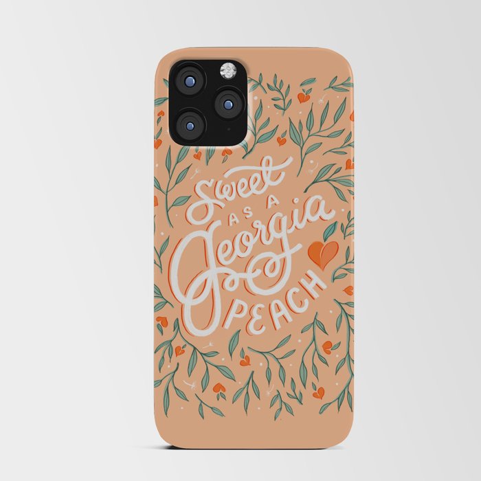 Sweet as a Georgia Peach iPhone Card Case