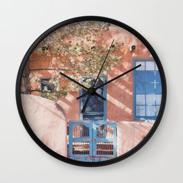 Santa Fe Blue Gate Wall Clock