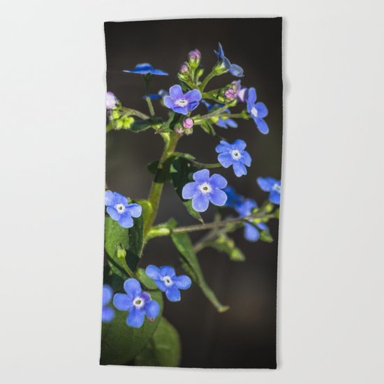 Forget-me-not Beach Towel