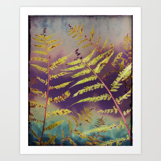 Faded Bracken Art Print