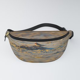 A Pair Of Swallows Basking In The Sunrise Fanny Pack