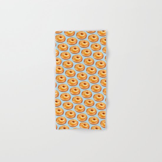 Donut Pattern - Glazed Hand & Bath Towel