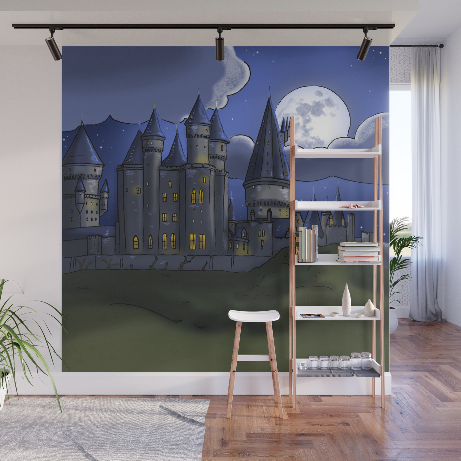 Castle Hogwarts Harry Potter Wall Mural