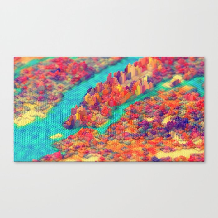 Lego New York Canvas Print By Jrschmidt Society6