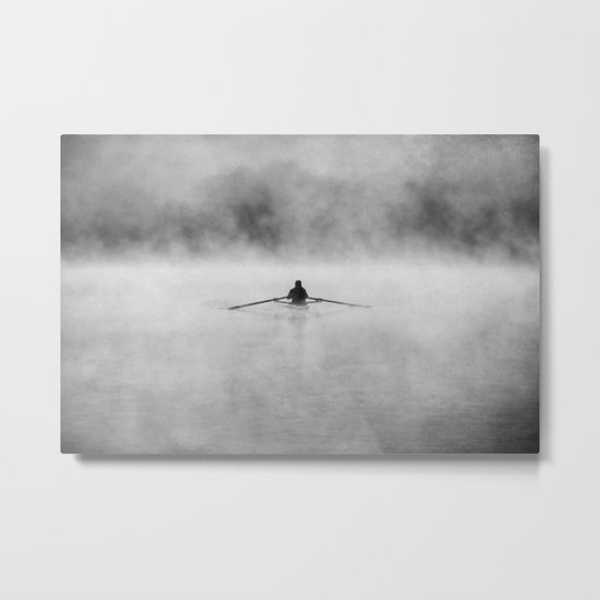 Rowing On The Chattahoochee Metal Print