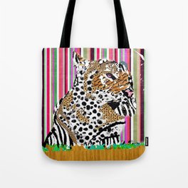 Tiger & His Technicolour Coat Tote Bag