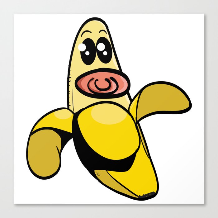 Baby Banana Canvas Print