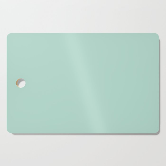 Light Aqua Green Solid Color Pantone Honeydew 12-5808 TCX Shades of Blue-green Hues Cutting Board
