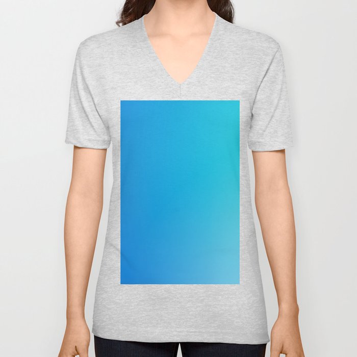 Blue Dream V Neck T Shirt