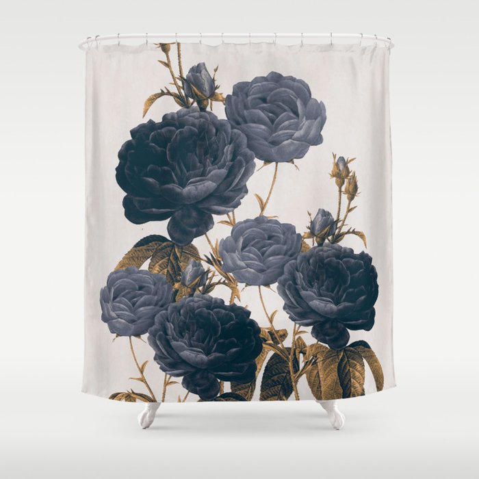 Blue Flowers Shower Curtain By Dada22 Society6
