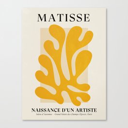 Sun Leaf 2: Matisse Edition | Mid Century Series Canvas Print