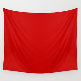 Bright red Wall Tapestry