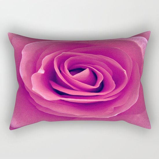 Pink Rose Rectangular Pillow