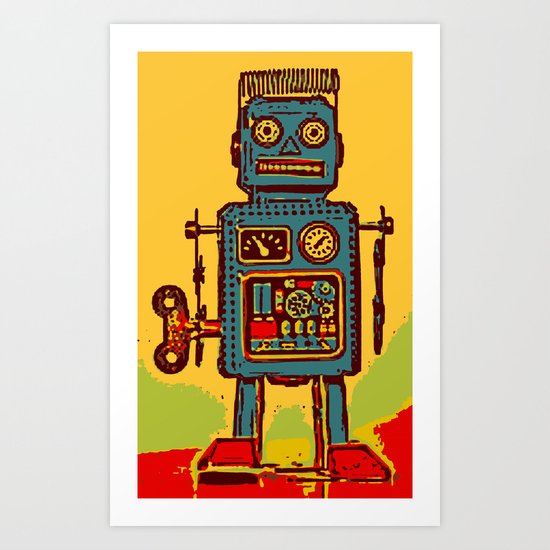 Robot III Art Print