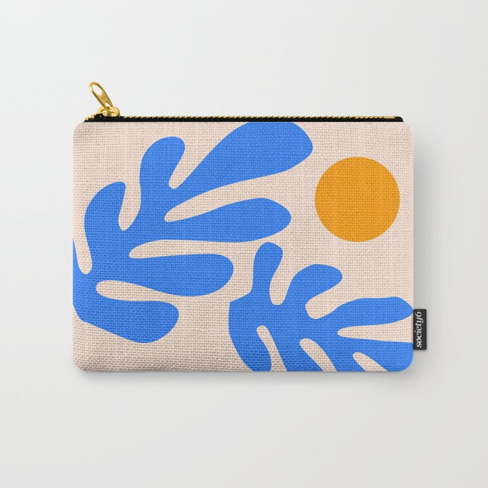 Henri Matisse - Leaves - Blue Carry-All Pouch