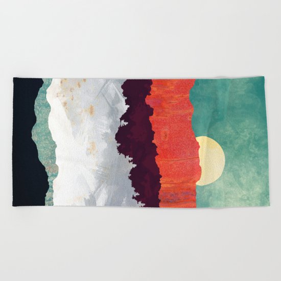Spring Moon Beach Towel