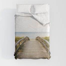 Path to the Beach (Color) Comforter