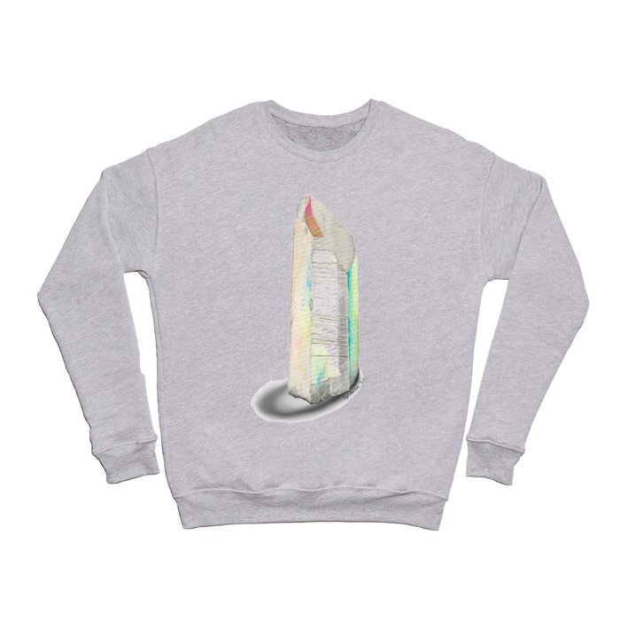 Illuminated Structure: Solo Angel Aura Quartz Crewneck Sweatshirt