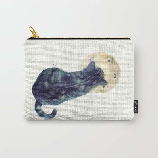 Kitten and Saucer Carry-All Pouch