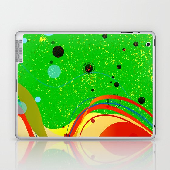 Green Jazz Background Laptop & iPad Skin