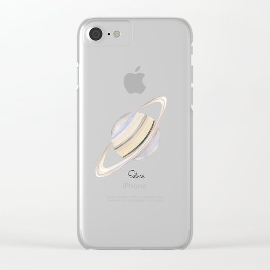 Saturn Clear iPhone Case