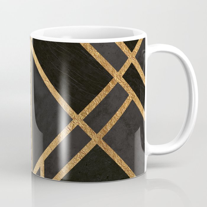 Urban Black Art Deco Coffee Mug
