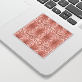 Glam Rose Gold Metallic Swirl Texture Sticker