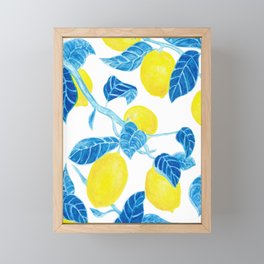 Fresh Lemon 2 Framed Mini Art Print