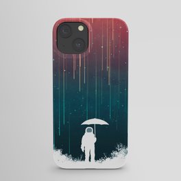 Meteoric rainfall iPhone Case