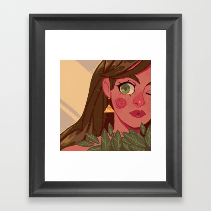 Girl Framed Art Print