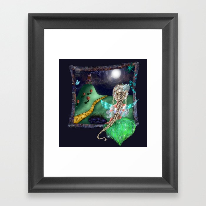 Fairy on the Prairie Framed Art Print