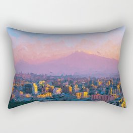 Sunrise City Rectangular Pillow