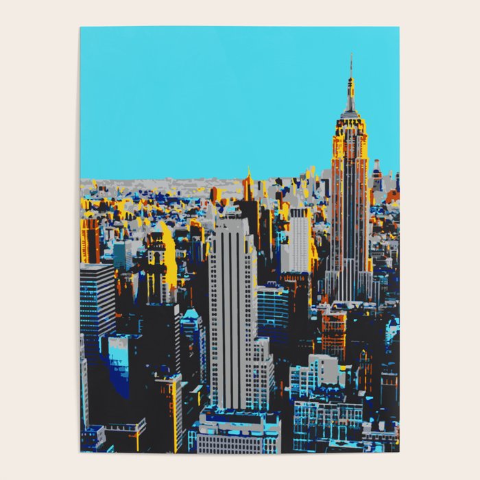Empire State Building Poster by Black Shed Studio Society6