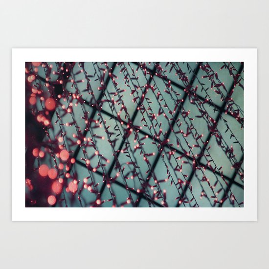chrismas light Art Print