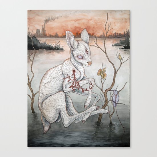 Ghosts From The Flood Plain Canvas Print