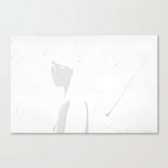Lot’s Wife Turns to Salt (by Troy DeShano) Canvas Print