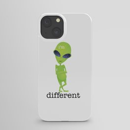 Alien I'm Different iPhone Case