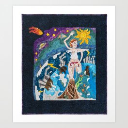 Climate Goddess Art Print