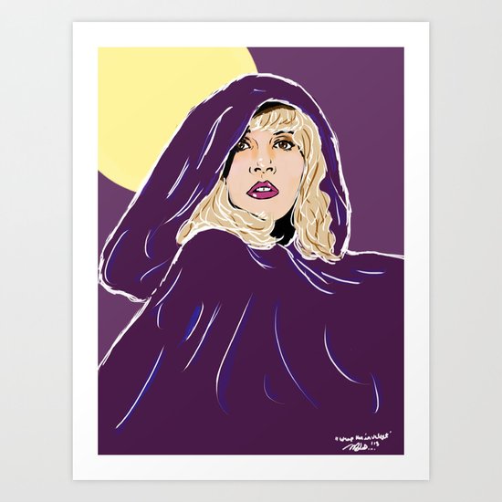 Wrap Her In Velvet Art Print