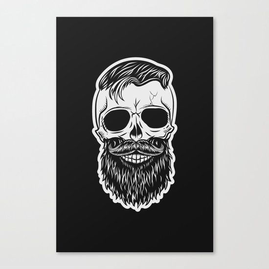 BLACK SKULL Canvas Print