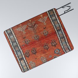 Bakhshaish Azerbaijan Northwest Persian Carpet Print Picnic Blanket