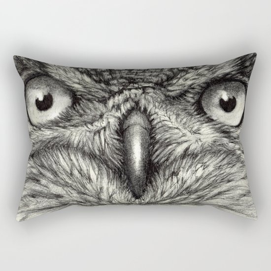 Eagle Owl 878 Rectangular Pillow