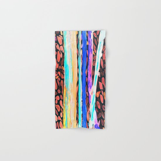Rainbow Eucalyptus Graffiti artist tree Tries to get ready for the Fall Autumn Hand & Bath Towel
