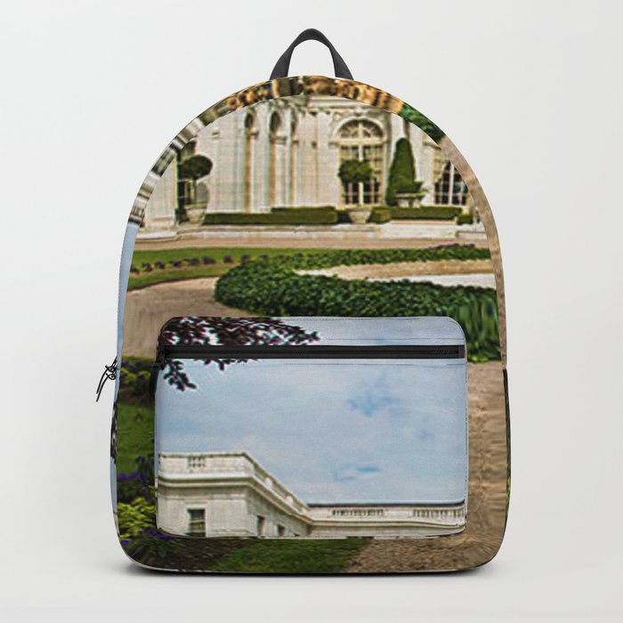 Newport Mansions, Rhode Island - Rosecliff - Original Great Gatsby Mansion by Jeanpaul Ferro Backpack