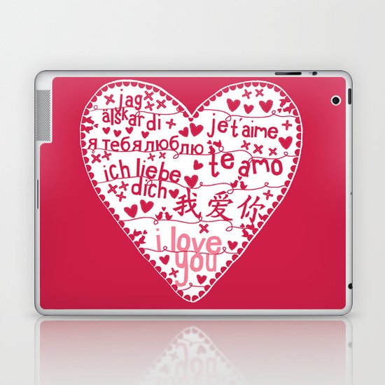 Te Amo Laptop & iPad Skin