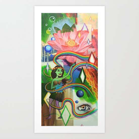 Luau Art Print