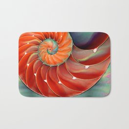 Nautilus Shell - Nature's Perfection by Sharon Cummings Badematte