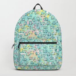 Marble Kitty Cats Backpack